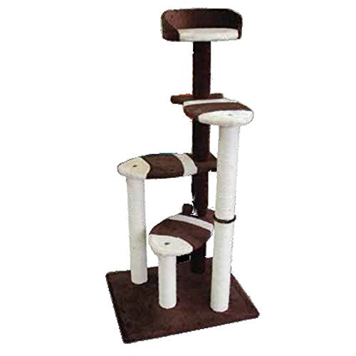 TruPet CC1574 Sisal Multi Fish Steps Tower 49inch