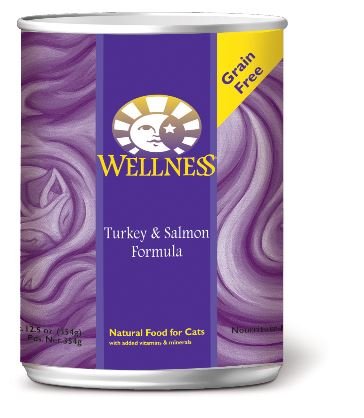 Wellness 8809 Complete Health Salmon and Turkey Canned Cat Food (12/12.5 Oz)