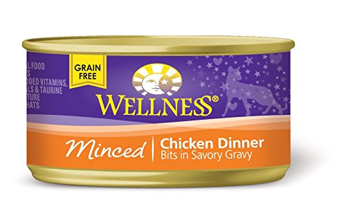 Wellness 2669 Minced Chicken Dinner Canned Cat Food 24/3 Oz