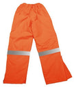 N015P Insulated Waist Pant With Safety Reflective Stripe Orange - S-5XL (ORANGE, XS)