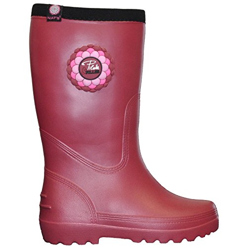 Pilote & remplie Eva Rain Boot pour les femmes (framboise, X-Large 9-10)