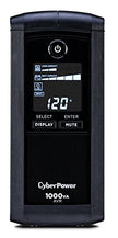 CyberPower Intelligent LCD Series 9 Outlet UPS Mini-Tower Battery Backup & Surge Protection (1000VA)