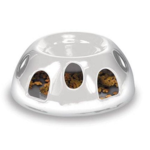Pioneer Pet 2005W Tiger Diner Plastic Food Bowl (White en céramique)