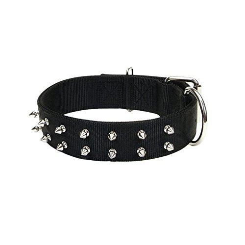 Coastal Pet 5903KBLK24 Macho Dog Spiked Collar in Black (24-inch)