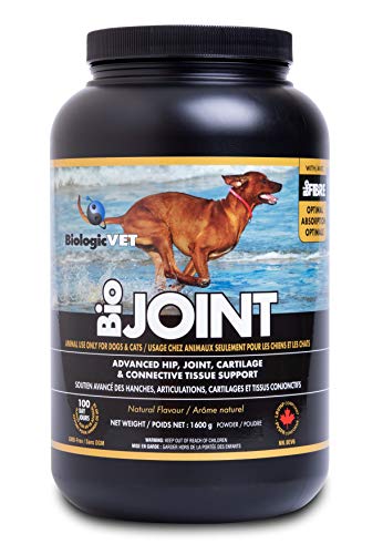 Biojoint avancée de la hanche et de la mobilité conjointe pour les chiens et les chats 1600 g de poudre