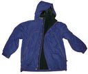 N395J Veste polyester Fleep Bined Navy Red - 10-12-14-16 (Navy, 10)