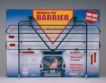 Affichage de la barrière de véhicule pour animaux de compagnie précis 1pc