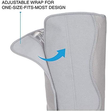 Masseur de jambe Mollage de la jambe de compression de l'air pour la circulation de pied de base de veau et batterie rechargeable Batterie 3 Intensités 2 Modes 6 Scénarios d'expérience