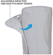 Masseur de jambe Mollage de la jambe de compression de l'air pour la circulation de pied de base de veau et batterie rechargeable Batterie 3 Intensités 2 Modes 6 Scénarios d'expérience