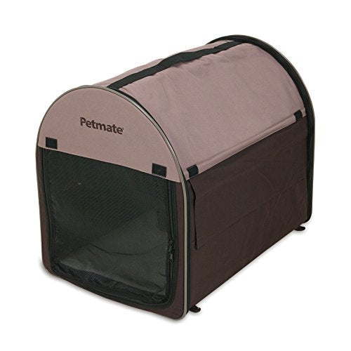 Petmate 25286 Portable Pet Home, Large (Dark Taupe/Coffee Grounds Brown)