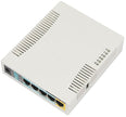 Mikrotik RB951UI-2HND 951UI 5 Ethernet Port and One USB 2.0 Port Router, High Power 2.4GHz 802.11b/g/n Wireless AP with Antennas built in