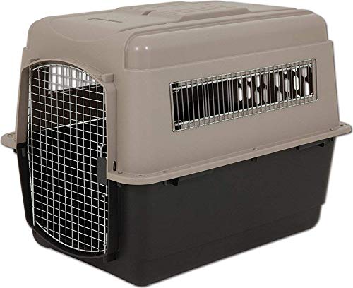 Petmate 21552 Vari Kennel Ultra Fashion, Intermediate (Bleached Linen/Black)