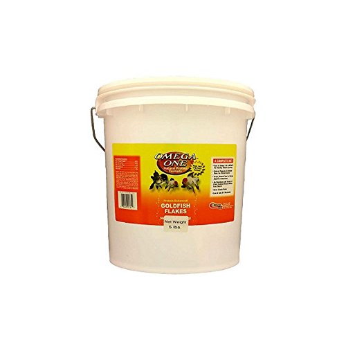 Omega One AA5836 Chiasses de poisson rouge flocons de poisson (5 lb)