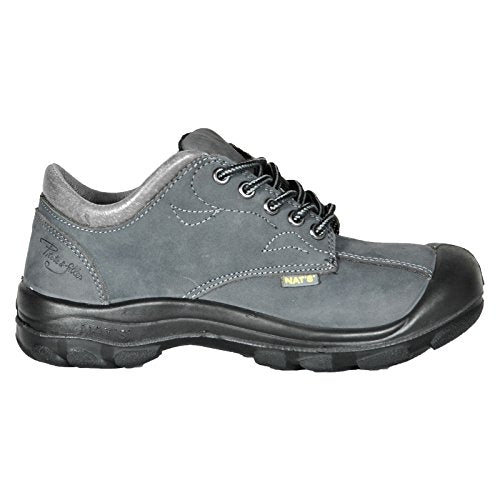 Pilote&Filles Laced Work Shoe (Charcoal, 5 inch)