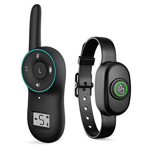 New 2020 Dog Training Collar IP67 Waterproof Rechargeable Dog Electric Shock Vibration Training Collar Remote