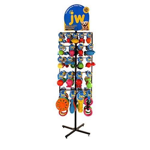 JW Pet Company 45700 Tough by Nature Rubber Dog Toy 139 PC Affichage
