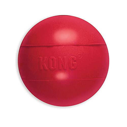 KONG Ball with Hole - Durable Rubber, Fetch Toy - For Medium/Large Dogs