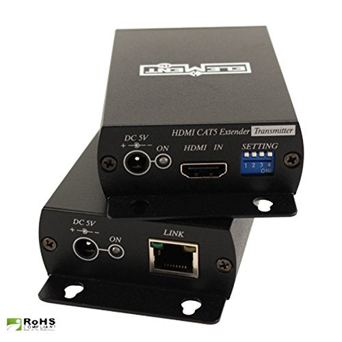 Element HZ ELE7081 HDMI Extender sur un seul Cat5e / 6 avec apprentissage automatique 130 pi