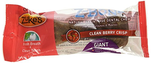 Zuke'S Performance Pet Nutrition 134089 12 Count Z-Bone Giant Cherry Berry Display Box, Large