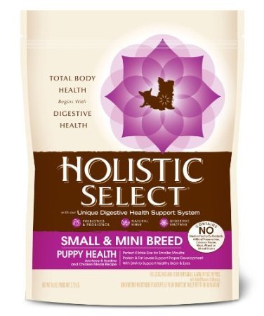 Holistic Select 30906 Small and Mini Breed Anchovy,Sardine and Chicken Puppy Food 6 Lb (6)
