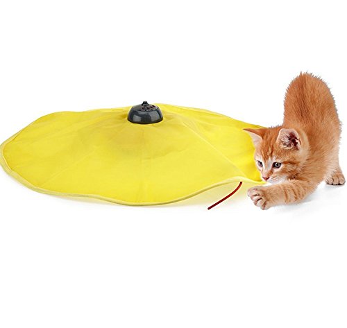 Stillcool Undercover Mouse Tissu en mouvement de la souris en mouvement Electronic Interactive Fun chat chaton Pet Play Toys