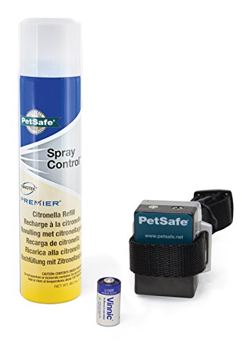 PetSafe Citronella Anti-Bark Spray Collar et recharge peuvent regrouper