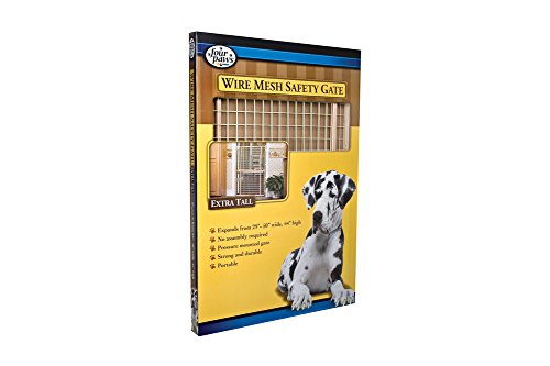 Four Paws 57120 Wire Mesh Safety Gate 29.5-50