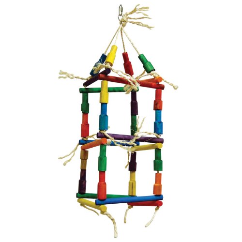 Zoo Max DUS636 Double Cube Parrot 21in x 7in Small