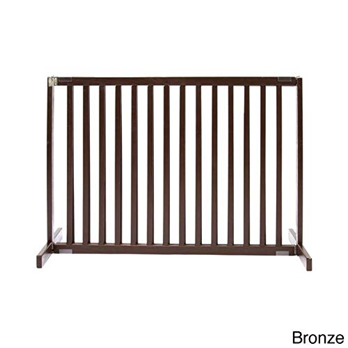 Free Standing Pet Gate Large TallArtisan Bronze