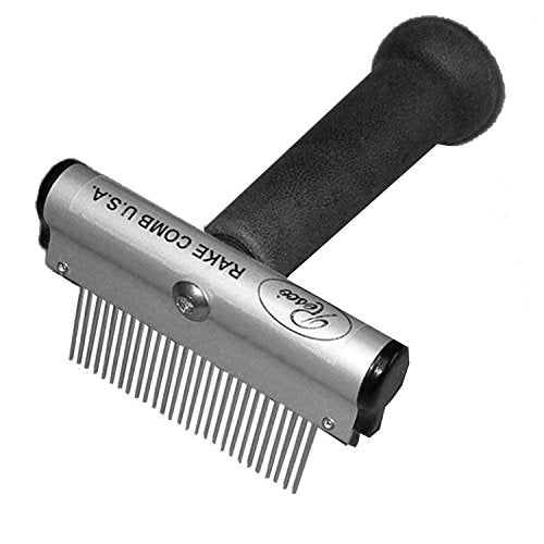 Resco Soft 37446 Poignée de râteau de peigne avec une dent moyenne de 1 pouce