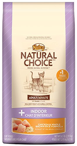 Nutro Natural Choice 10105544 Indoor Chicken and Rice Adult Cat Food (2.95KG)