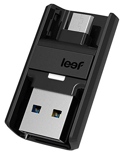 Leef IACCESS LB300KK064E6 Bridge 3.0 64GB Microsd Card Reader For Apple - Black