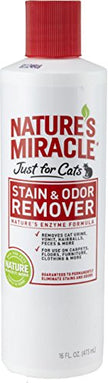 Nature's Miracle Just for Cats Stain & Odor Remover, 32-Ounce Pour Bottle (HG-5158)