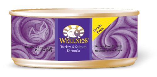 Wellness Turkey & Salmon Canned Cat Food 24/5oz