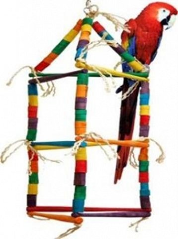 Zoo Max Double Triangle Large Bird Toy 48 in x 18 in