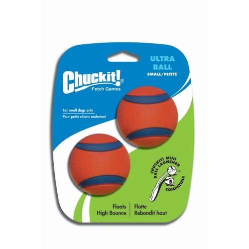 Chuckit matériel canin! Ultra Ball Small 2 pouces, 2 pack 17020