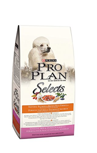 Purina Pro Plan sélectionne les aliments secs du saumon et du riz brun pour le chien adulte