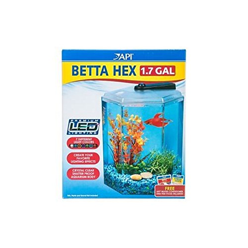 Kollercraft AA8803 API Betta Hex Aquarium Kit 1,7 gallons