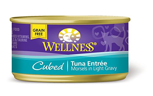Wellness 2658 Cubed Tuna Entree Cat Food 24/3 Oz