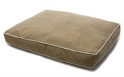Dog Gone Smart Rectangular Pet Bed Khaki 26 x 34
