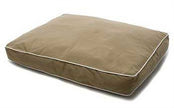 Dog Gone Smart Rectangular Pet Bed Khaki 26 x 34