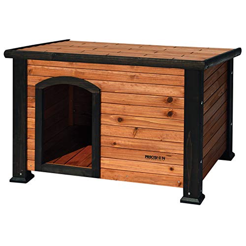 Precision Pet Outback Log Cabin Dog House, Large, 45 1/2x33x33-Inches