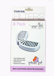 Filtres de remplacement des animaux de compagnie Pioneer pour la céramique et le voleur en acier inoxydable Big Max et la goutte de pluie pour animaux de compagnie Fountains 6 filtres de remplacement au total (2 boîtes)