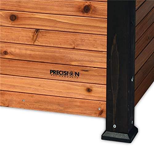 Precision Pet Petmate Extreme Weather-Resistant Log Cabin Dog House Adjustable Feet, 4