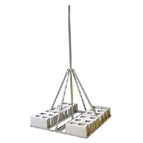 Wade Antenna NPRM-3 16 gauge Non-Penetrating Roof Mount 3" U-bolts