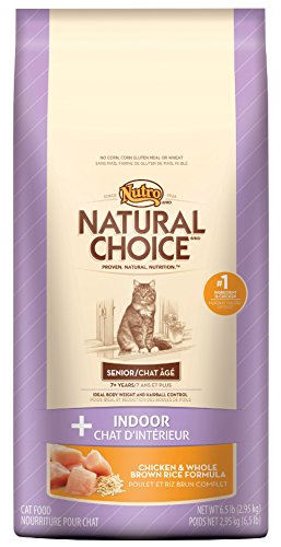 Nutro Natural Choice 10105562 Indoor Chicken and Rice Senior Cat Food (2.95KG (4))