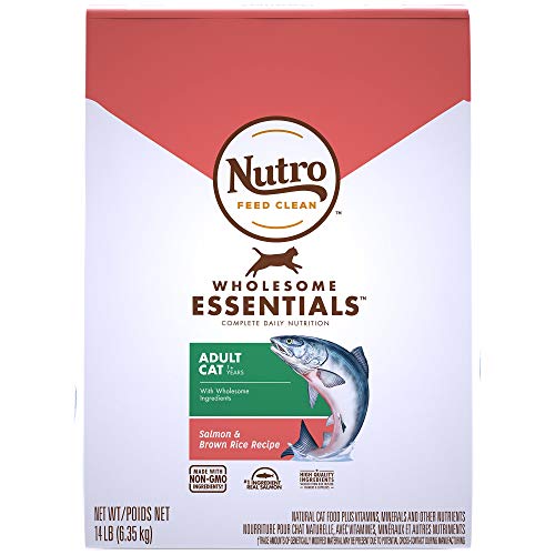 Choix naturel Essentials sains Saumon pour chats adultes et formule de riz brun entier - 14 lb. (6,35 kg)