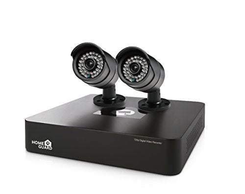 Homeguard HGDVK46702 720P 4 Channel 1 TB DVR with 2 HD 720p Cameras