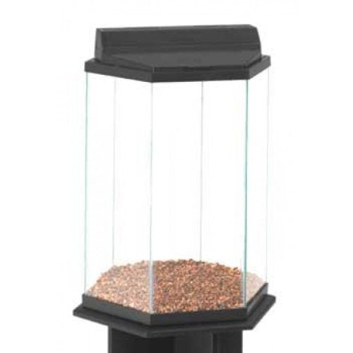 Allglass Black Trim Hex Aquarium