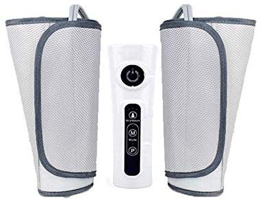 Masseur de jambe Mollage de la jambe de compression de l'air pour la circulation de pied de base de veau et batterie rechargeable Batterie 3 Intensités 2 Modes 6 Scénarios d'expérience